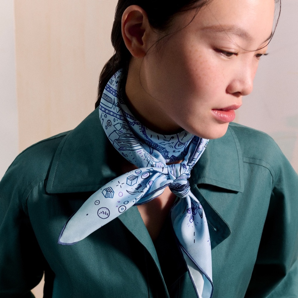 Hermes Scarf - Please Hold The Line scarf 90